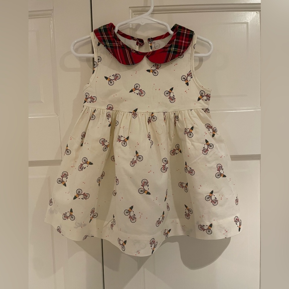 Baby girl Petit Peony holiday dress